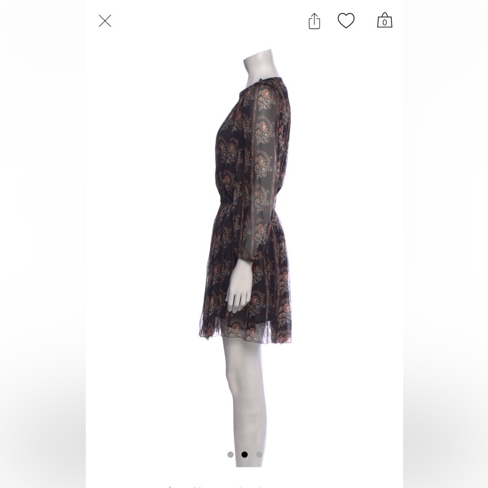 Isabel Marant Etoile black floral dress